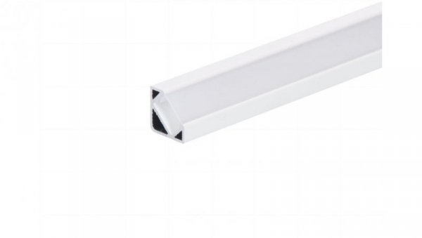 Profil led Corner 1m biały z osłoną mleczną MLF