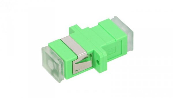 Adapter Jednomodowy, Simplex, z bezbarwnymi zaślepkami Extralink SC/APC