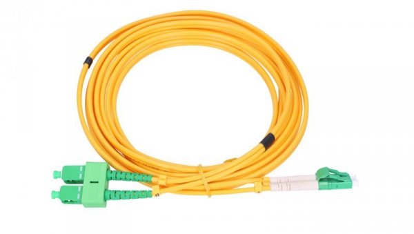 Patchcord Jednomodowy, Duplex, 9/125um, 2m Extralink SC/APC-LC/APC