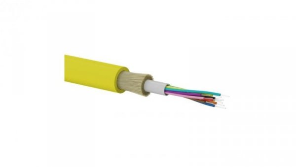 Kabel światłowodowy B2ca jednomodowy uniwersalny trudnopalny FireHardy ZW-NOTKtsdD / U-DQ(ZN)BH - SM 8J 9/125 LSOH /bębnowy/