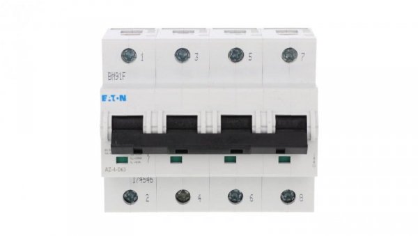 Wyłącznik nadprądowy 4P D 63A 25kA AC AZ-4-D63 174546