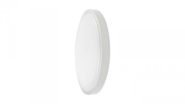 Plafoniera LED 18W 1800lm 4000K IP44 Okrągła fi225 Mleczny Biała Ramka z mikrofalowym czujnikiem ruchu 7660