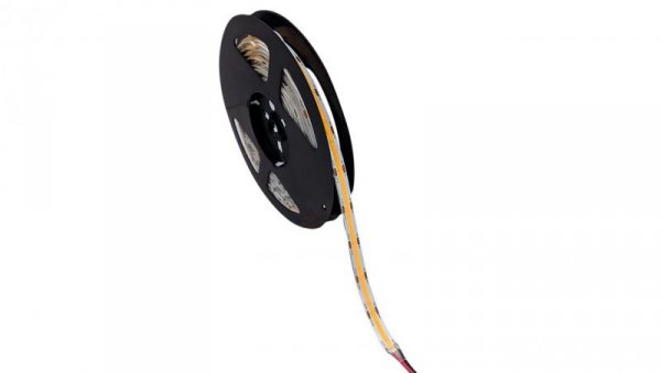 Taśma LED COB 8W/M 12 IP65-WW rolka 5m ciepła biała, 3000K, 340lm/0,5m