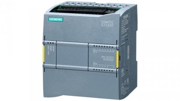 SIMATIC S7-1200F, CPU 1212FC DC/DC/DC, 8 WE, 6 WY, 2AI - 6ES7212-1AF40-0XB0