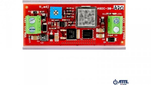 Przetwornica obniżająca napięcie z regulacją 3...12V ATTE ASDC-30-AD0-OF