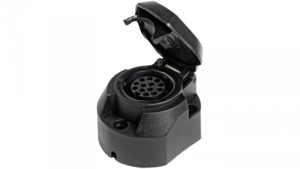 Gniazdo przyczepowe 13-pin 12V plastikowe na kabel