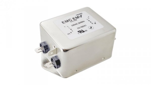Jednofazowy filtr EMI Akyga EMC EMV EN2090-16-F 16A 120-250VAC 50/60Hz