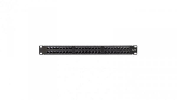 Patch panel RACK 19 kat.6 48p UTP z półką 1U ATEL