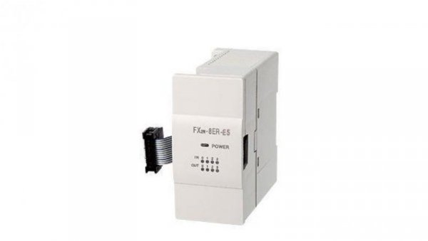 Rozszerzenie FX2N- 8ER-ES-UL ( 4 wej. 24V DC, 4 wyj. przek. )