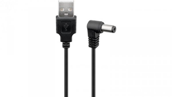 Kabel USB–DC 5,5 x 2,1 mm - Długość kabla 1 m