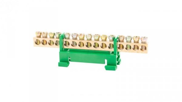 Listwa zaciskowa 15X16 mm2-zielona GEP-00038