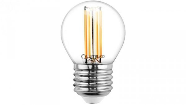Żarówka LED E27 Kulka P45 4W = 40W 470lm 4000K Neutralna 360 FILAMENT LUMILED