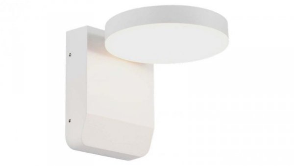 Lampa ścienna okrągła, kinkiet 350st LED 17W 2520lm 4000K biały barwa NW biała neutralna IP65 V-TAC VT-11020-RD-W