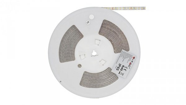 Taśma 1200x LED SMD 2835 7,2W/mb 3000K IP65 24V op=10m barwa WW biała ciepła V-TAC VT-2835 120-IP65-N