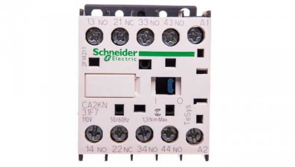 Stycznik pomocniczy 10A 3Z 1R 110V AC CA2KN31F7