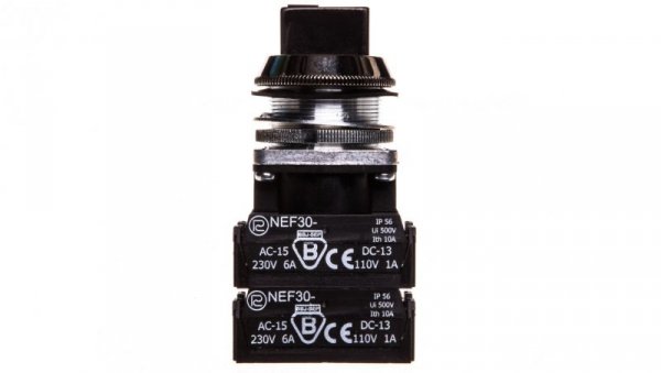 Przycisk sterowniczy 30mm NEF30-TPc4X czarny W0-NEF30-TPC 4X S