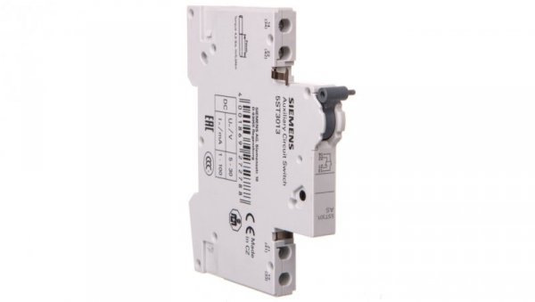 Styki pomocnicze 1Z+1R dla PLC montaż boczny 5ST3013