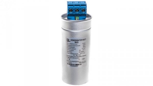 Kondensator gazowy MKG niskich napięć 5kVar 400V KG MKG-5-400