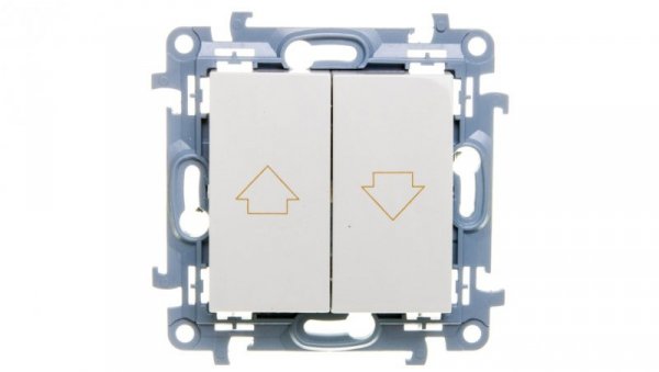 Simon 10 Łącznik żaluzjowy 10A IP20 biały CZW1.01/11