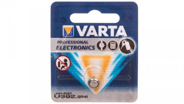 Bateria zegarkowa srebrowa SR41 / V392 40mAh 1,55V