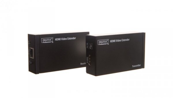 Przedłużacz/extender HDMI Full HD, 3D po skrętce kat.5e UTP, do 100m ze sterowaniem IR DS-55120