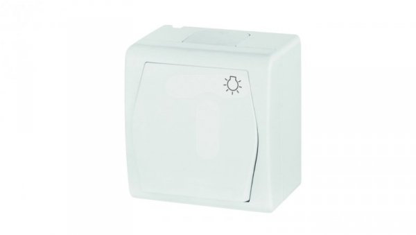 Hermes2 Przycisk hermetyczny /światło/ 10A IP44 biały 1004-00
