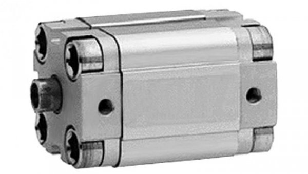 Siłownik pneumatyczny kompaktowy Unitop z jednostronnym tłoczyskiem z gwintem wewnętrznym fi 32mm skok 60mm D032x0060 QF032.0060