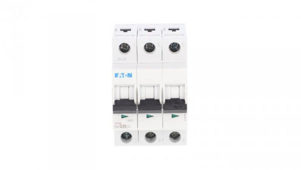 Wyłącznik nadprądowy 3P D 25A 6kA AC PL6-D25/3 286615
