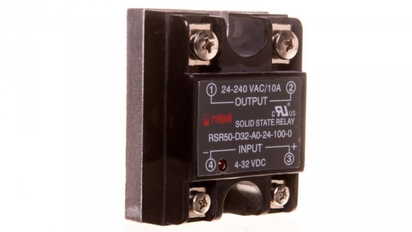 Przekaźnik półprzewodnikowy 1P 24-280VAC/10A Uster= 4-32V DC RSR50-D32-A0-24-100-0 2612012