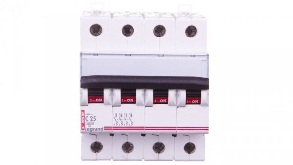 Wyłącznik nadprądowy 4P C 25A 10kA AC S314 TX3 404258