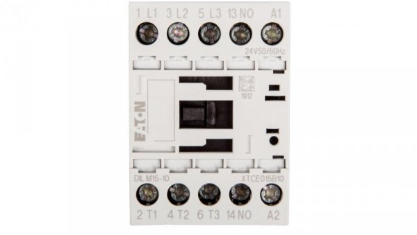 Stycznik mocy 15A 3P 24V AC 1Z 0R DILM15-10(24V50/60HZ) 290062