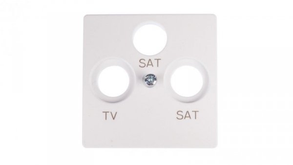 Simon 82 Pokrywa gniazda antenowego RTV/SAT/SAT biała 82038-30
