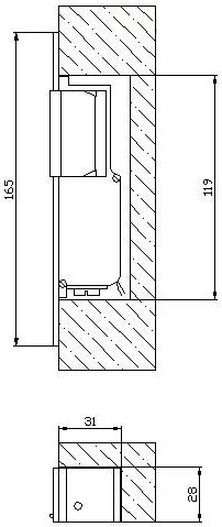 ZACZEP ELEKTRA R2 WĄSKI PRAWY; 1340