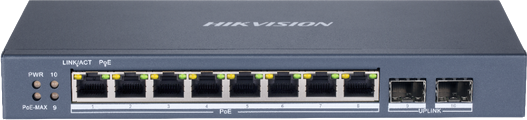 SWITCH POE HIKVISION DS-3E1510P-SI LinkVu