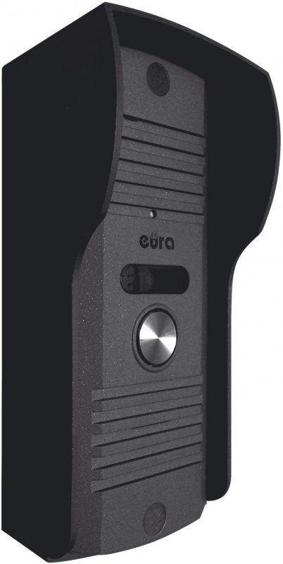 DOMOFON &#039;&#039;EURA&#039;&#039; ADP-51A3 &#039;&#039;DIFESA&#039;&#039; - 1-rodzinny, 2 unifony, interkom, grafit