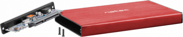 Zewnętrzna obudowa dysku Natec Rhino Go SATA 2.5cala USB 3.0 Czerwony