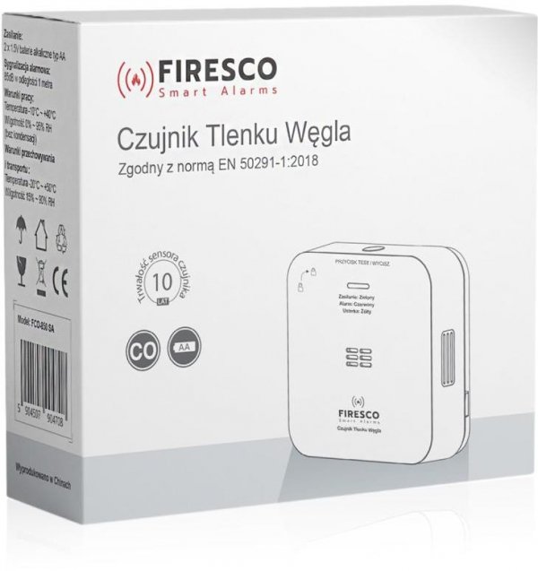 Czujnik czadu Firesco FCO-850 SA