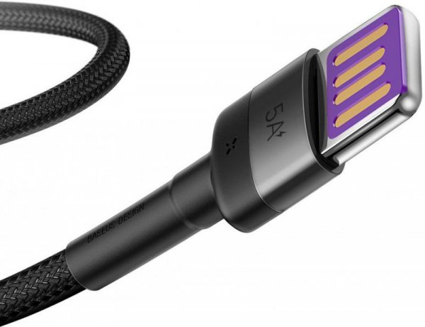 KABEL USB-A / USB-C Baseus Cafule CATKLF-PG1 100cm SuperCharge 40W 5A QC 3.0 W OPLOCIE