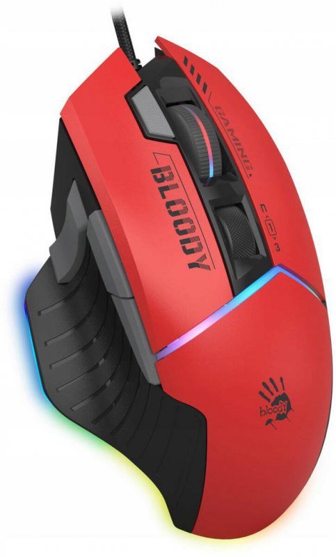 Mysz przewodowa A4tech Bloody W95 Max USB Sports Red