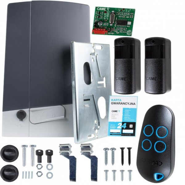 Zestaw CAME BXV 10 PLUS TOP do 1000kg bram przesuwnych (8K01MS-043)