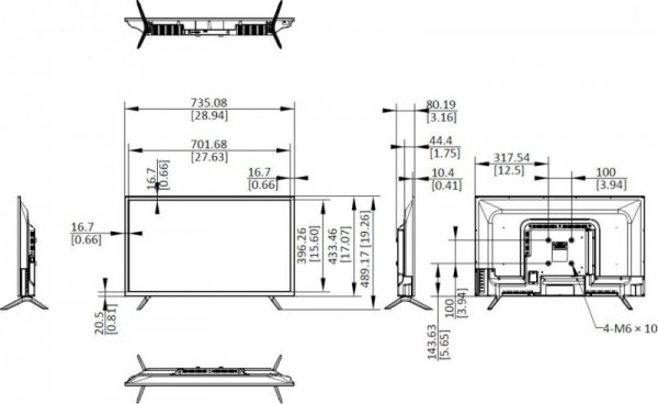 Monitor Hikvision DS-D5032F3-1V0S