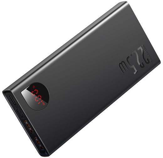 Powerbank Baseus Adaman Metal PPAD070001 10000mAh 22,5W PD QC 3.0 2x USB-A 1x USB-C + KABEL