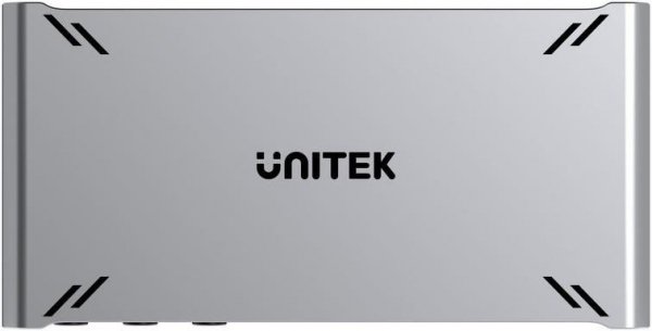 Przełącznik KVM Unitek USB-C 10Gbps z HDMI i transferem plików między systemami