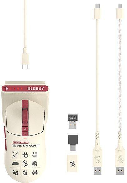 Mysz A4TECH BLOODY R72 ULTRA DUO Pixels Red