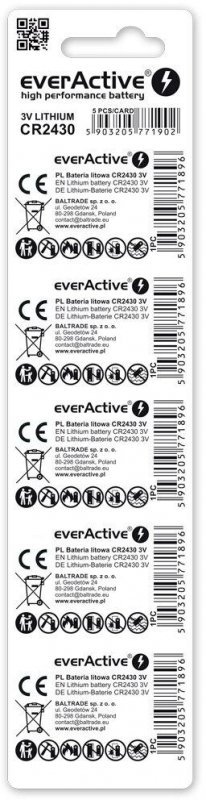 Bateria CR2430 everActive (blister 5 szt.)