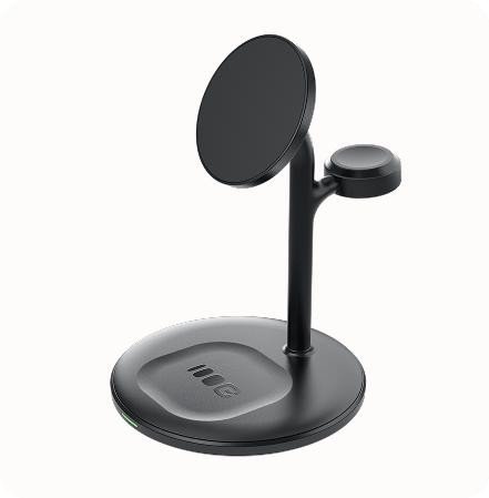 ŁADOWARKA INDUKCYJNA Greencell MagScape 3w1 15W MagSafe IPhone AirPods Apple Watch