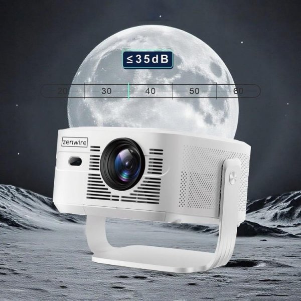 Mini Projektor Przenośny Rzutnik Android 14 WiFi Zenwire PrimeView IMC460 Pro