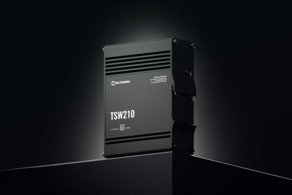 Teltonika TSW210 switch przemysłowy 8xGE 2xSFP PoE+ (TSW210000040) DIN
