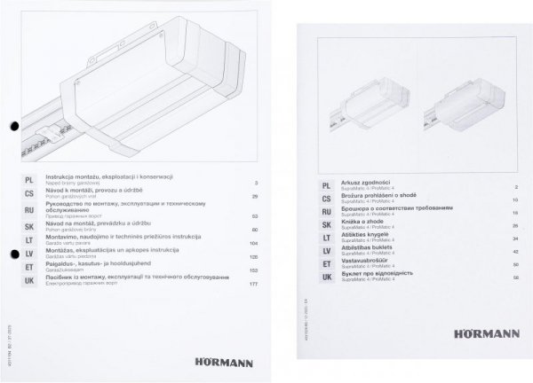 Napęd/siłownik Hormann ProMatic E4 868MHz BiSecure