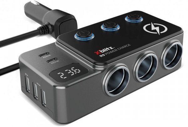 Rozdzielacz Samochodowy Xblitz R9